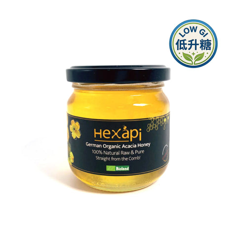 Hexapi Raw Organic Acacia Honey from Brandenburg, Germany