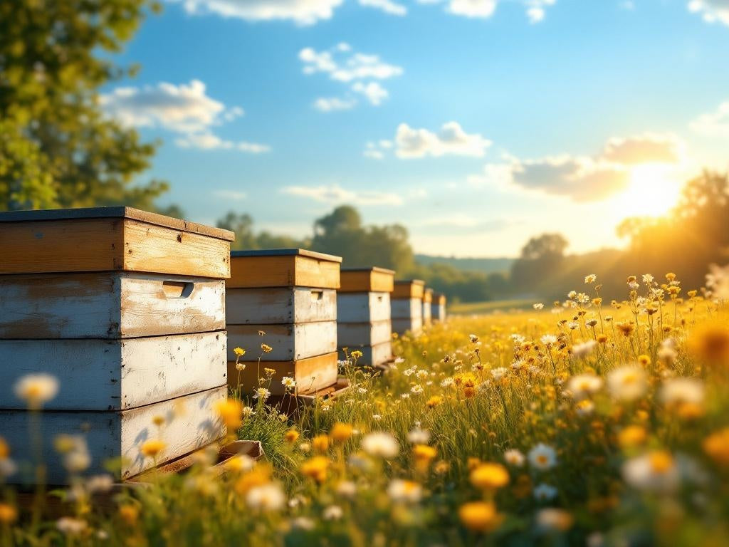 Hexapi Honey Bee Hives in Germany Organic Bioland Certified