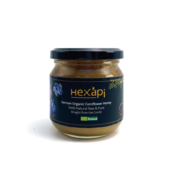 250g Cornflower Honey (100% Pure, Raw & Organic) fresh from Hexapi Honey in Germany | 新鮮來自德國的250克稀雅蜜矢車菊蜂蜜（100%純正、原生、有機）| 新鲜来自德国的250克稀雅蜜矢车菊蜂蜜（100%纯正、原生、有机）