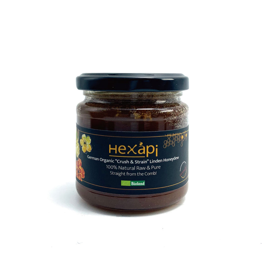 250g Crush Linden Honeydew (100% Pure, Raw & Organic) fresh from Hexapi Honey in Germany | 新鮮來自德國的250克稀雅蜜壓碎顆粒有機椴樹蜂蜜露（100%統天然和有機）| 新鲜来自德国的250克稀雅蜜压碎颗粒有机椴树蜂蜜露（100%统天然和有机)