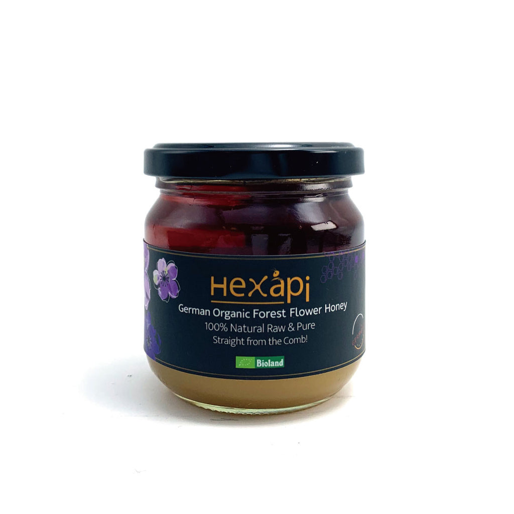 250g Forest Flower Honey (100% Pure, Raw & Organic) fresh from Hexapi Honey in Germany | 新鮮來自德國的250克稀雅蜜森林花蜂蜜（100%純正、原生、有機）| 新鲜来自德国的250克稀雅蜜森林花蜂蜜（100%纯正、原生、有机）