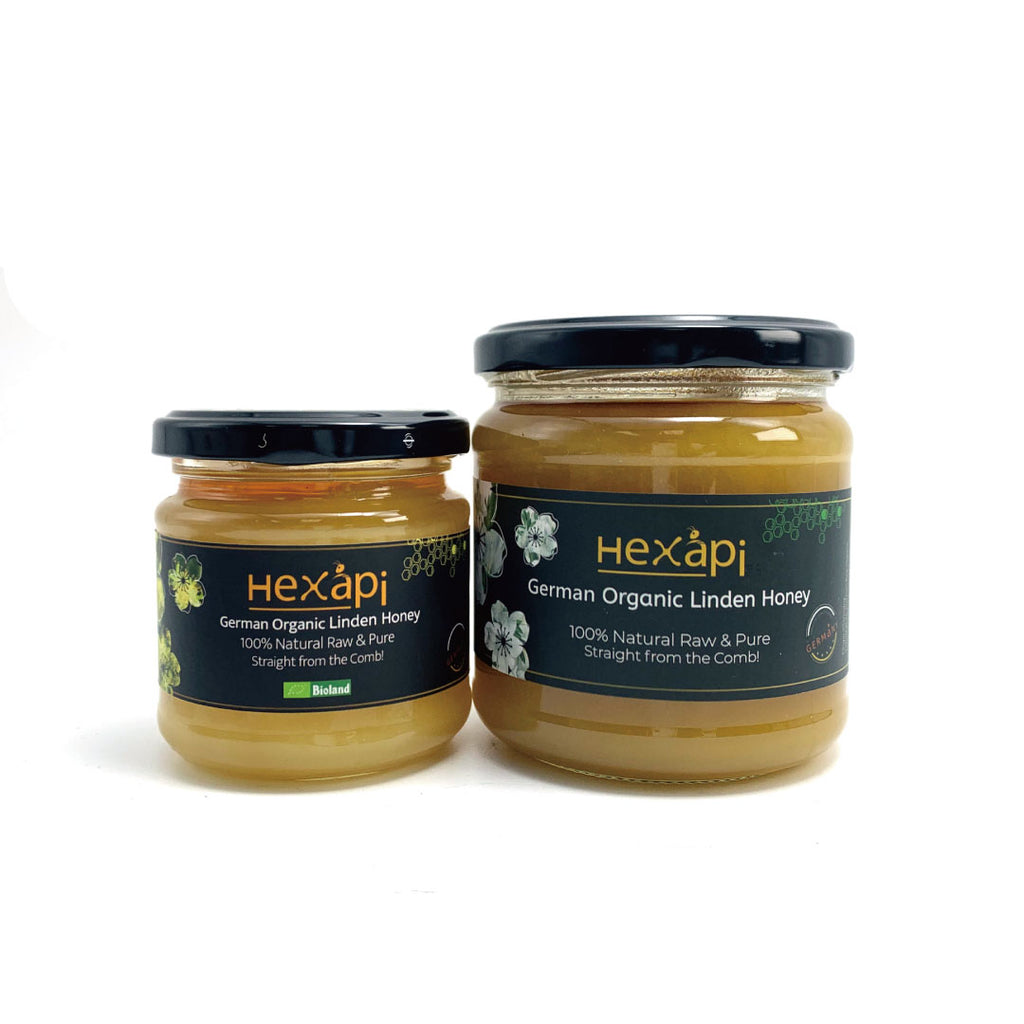 250g & 500g Linden Honey (100% Pure, Raw & Organic) fresh from Hexapi Honey in Germany | 新鮮來自德國的250克和500克稀雅蜜椴樹蜂蜜（100%統天然和有機）| 新鲜来自德国的250克和500克稀雅蜜椴树蜂蜜 (100%统天然和有机)