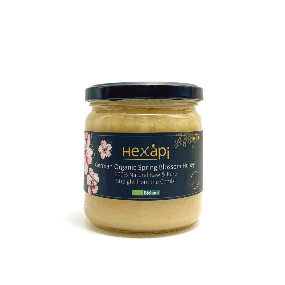 500g Spring Blossom Honey (100% Pure, Raw & Organic) fresh from Hexapi Honey in Germany | 新鮮來自德國的500克稀雅蜜春蕾蜂蜜（100%統天然和有機）| 新鲜来自德国的500克稀雅蜜春蕾蜂蜜 (100%统天然和有机)